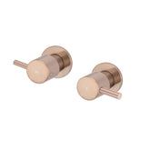 Meir Round Pin Wall Top Assemblies Champagne MW06-CH